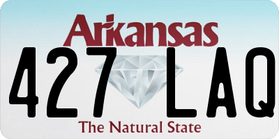 AR license plate 427LAQ