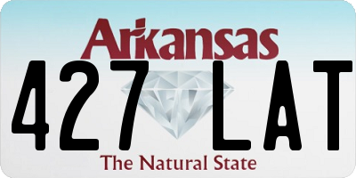 AR license plate 427LAT