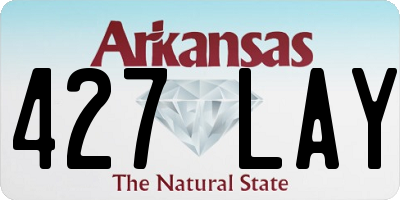 AR license plate 427LAY