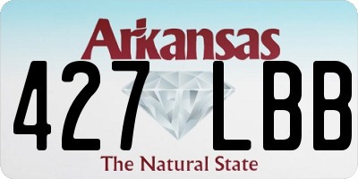 AR license plate 427LBB
