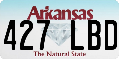 AR license plate 427LBD