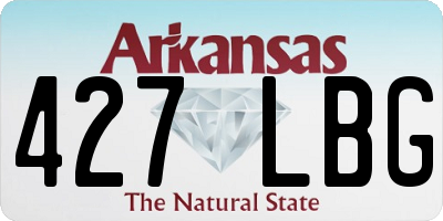 AR license plate 427LBG