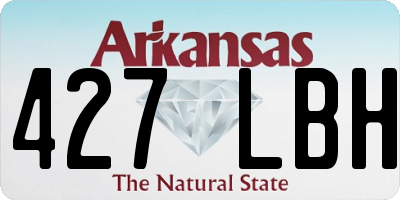 AR license plate 427LBH