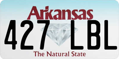 AR license plate 427LBL