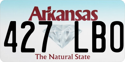 AR license plate 427LBO