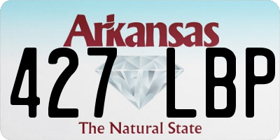 AR license plate 427LBP