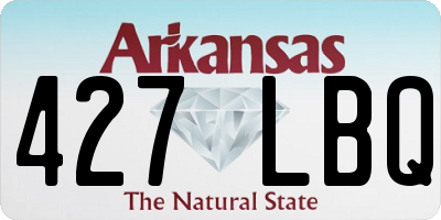 AR license plate 427LBQ