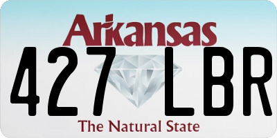 AR license plate 427LBR