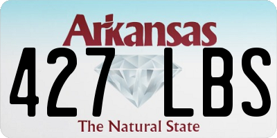 AR license plate 427LBS