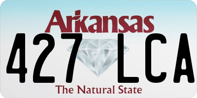 AR license plate 427LCA