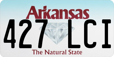AR license plate 427LCI