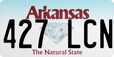 AR license plate 427LCN