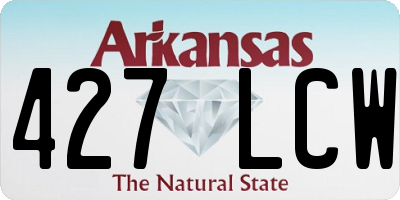 AR license plate 427LCW