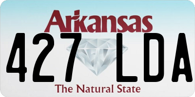 AR license plate 427LDA