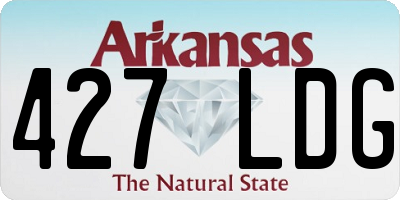AR license plate 427LDG