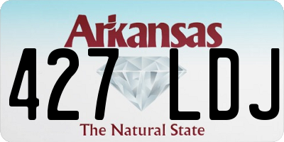 AR license plate 427LDJ