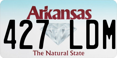 AR license plate 427LDM