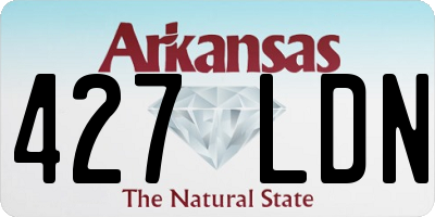 AR license plate 427LDN