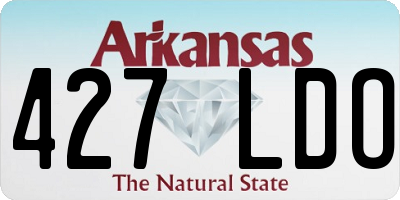 AR license plate 427LDO