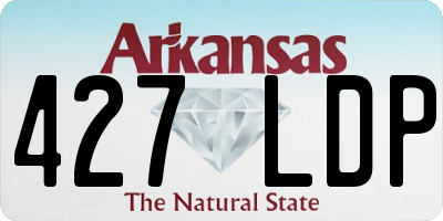 AR license plate 427LDP
