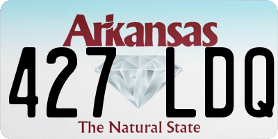 AR license plate 427LDQ