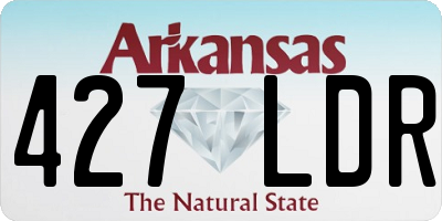 AR license plate 427LDR