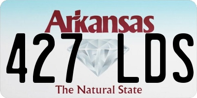 AR license plate 427LDS