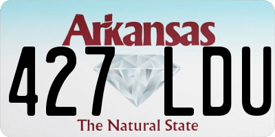 AR license plate 427LDU
