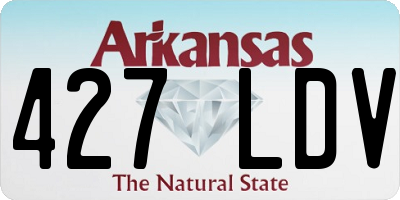 AR license plate 427LDV