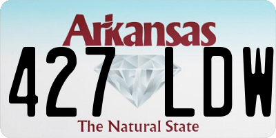 AR license plate 427LDW
