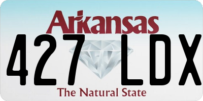 AR license plate 427LDX