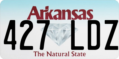AR license plate 427LDZ