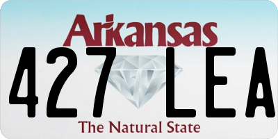 AR license plate 427LEA