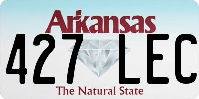 AR license plate 427LEC
