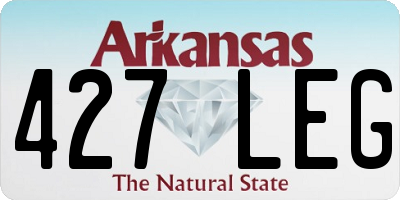 AR license plate 427LEG