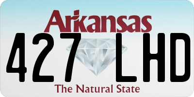 AR license plate 427LHD