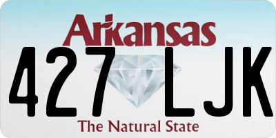 AR license plate 427LJK