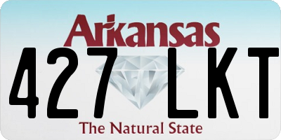 AR license plate 427LKT