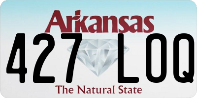 AR license plate 427LOQ
