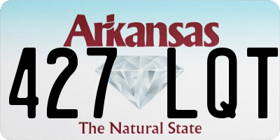 AR license plate 427LQT