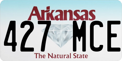 AR license plate 427MCE