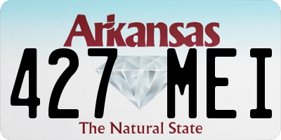 AR license plate 427MEI