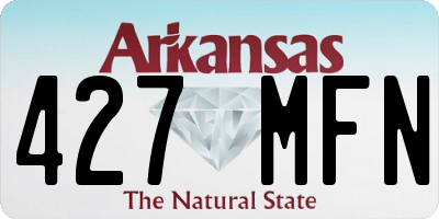 AR license plate 427MFN