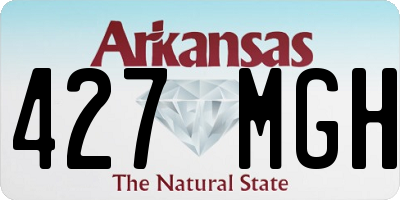 AR license plate 427MGH