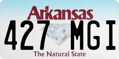 AR license plate 427MGI