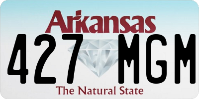 AR license plate 427MGM
