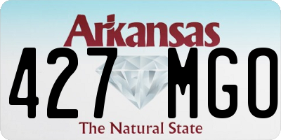 AR license plate 427MGO