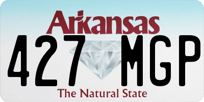 AR license plate 427MGP