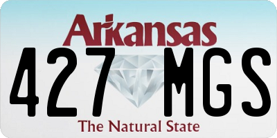 AR license plate 427MGS