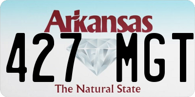 AR license plate 427MGT